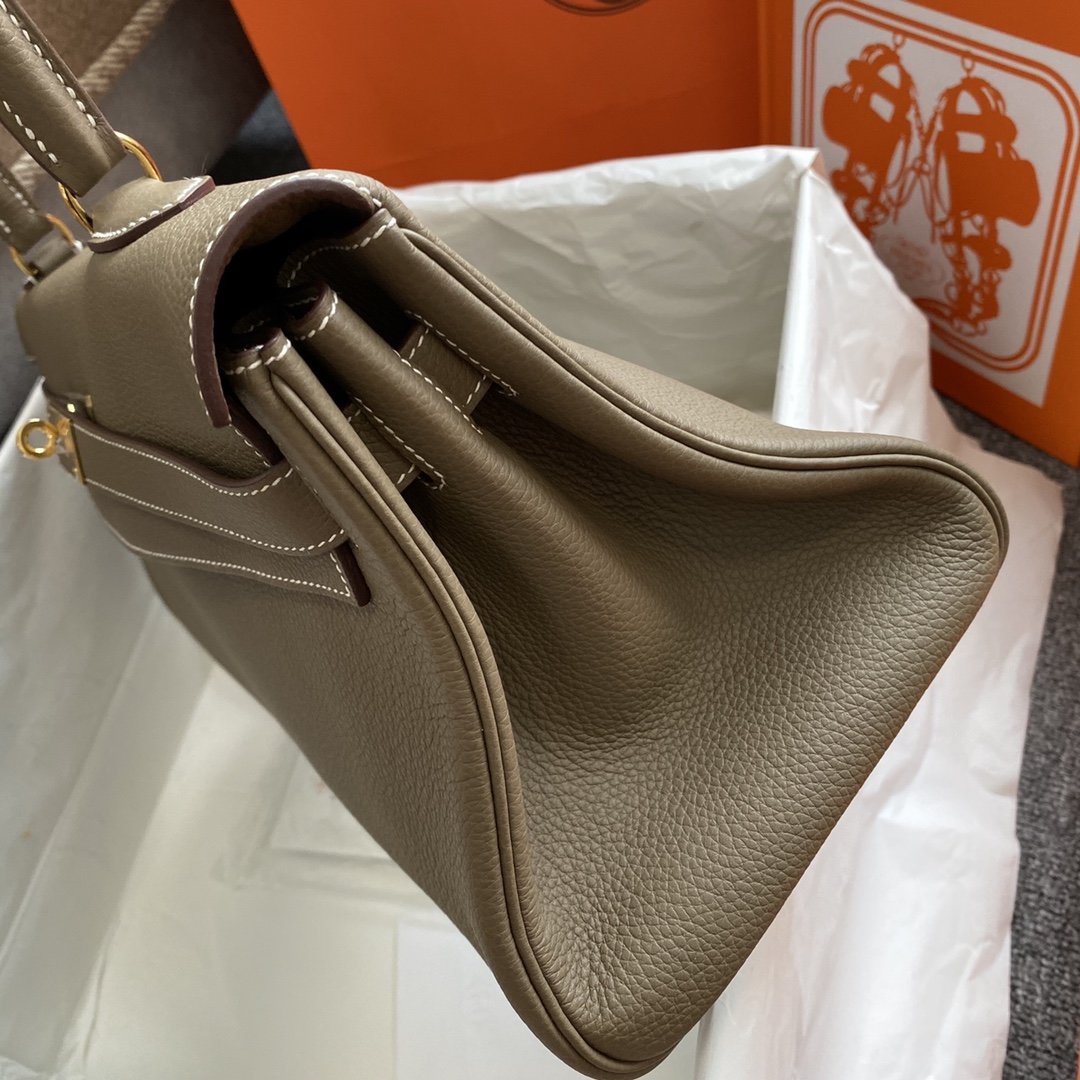 Shoulder Kelly CK37 Cream For Women Gold Color Hardware 16.5in/42cm
