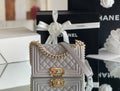 ChanelMini Classic GlamIapbag White For Women 15cm/5.9 in