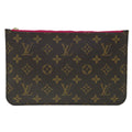 Louis Vuitton Neverfull Pouch  Canvas Clutch Bag