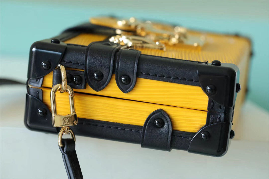 Louis Vuitton Petite Malle Epi Yellow For Women,  Shoulder And Crossbody Bags 7.9in/20cm Louis VuittonÃƒâ€šÃ‚Â 