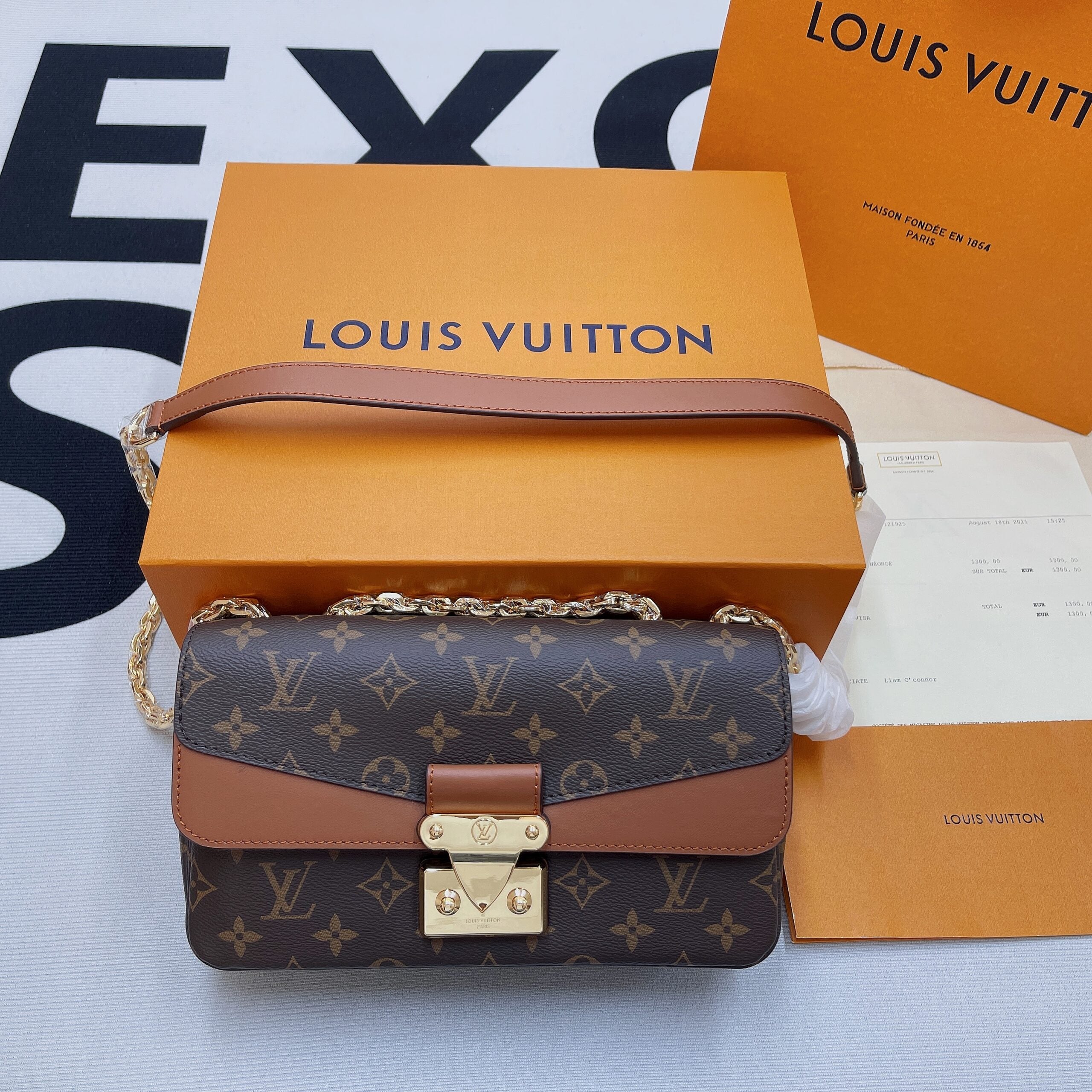 Louis Vuitton MarGLAMIau Monogram Canvas Caramel Brown For Women,  Shoulder and Crossbody Bags 9.6in/24.5cm Louis Vuitton M46127