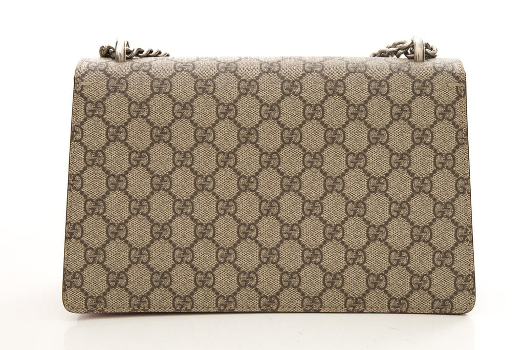 Gucci Dioronysus Monogram and Red Suede Crossbody