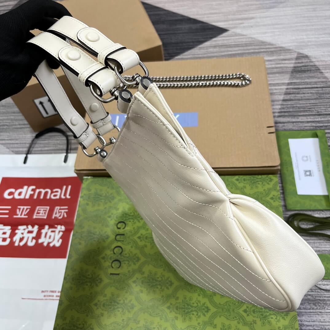 GC751518 Blondie Handbag 24cm white leather Free shipping