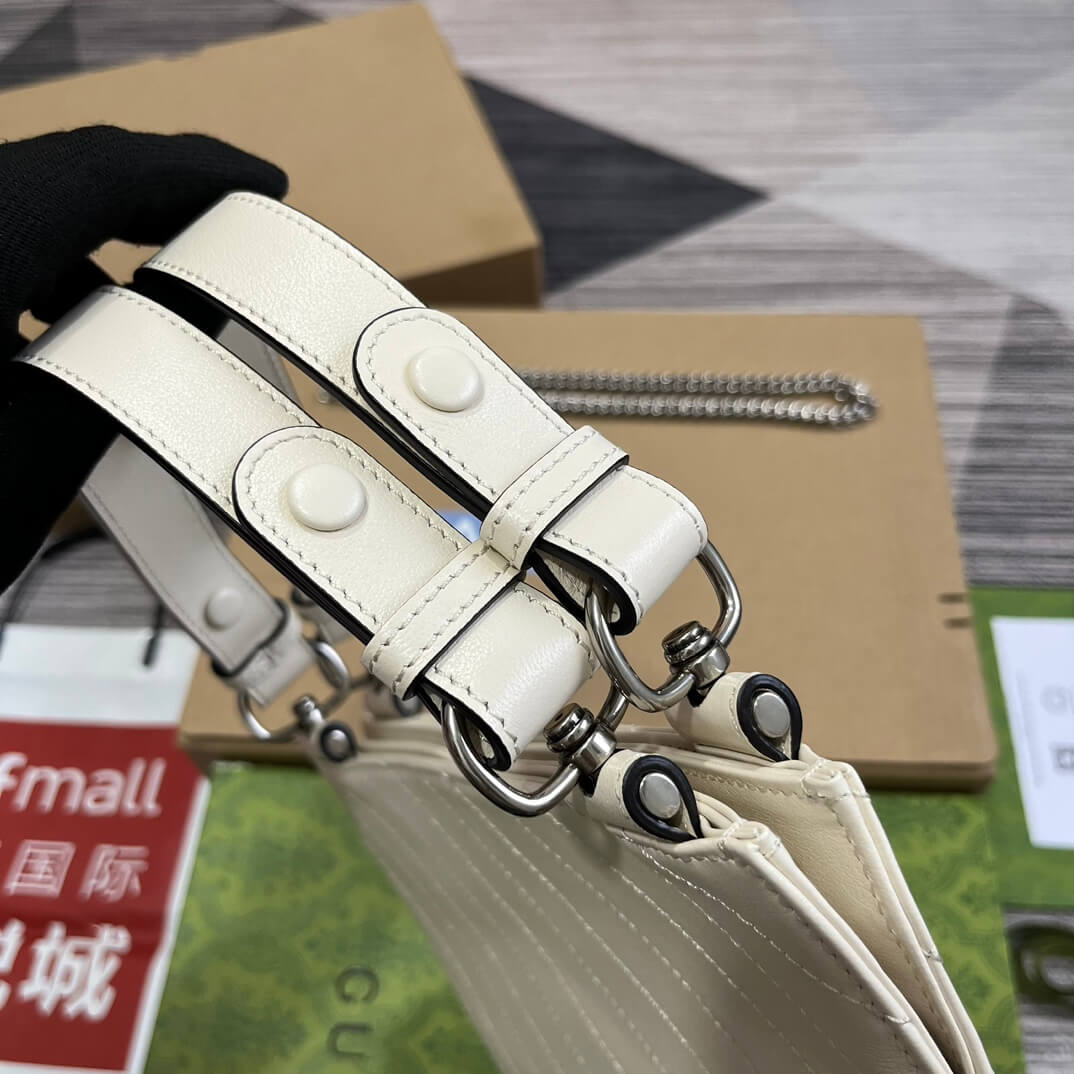 GC751518 Blondie Handbag 24cm white leather Free shipping