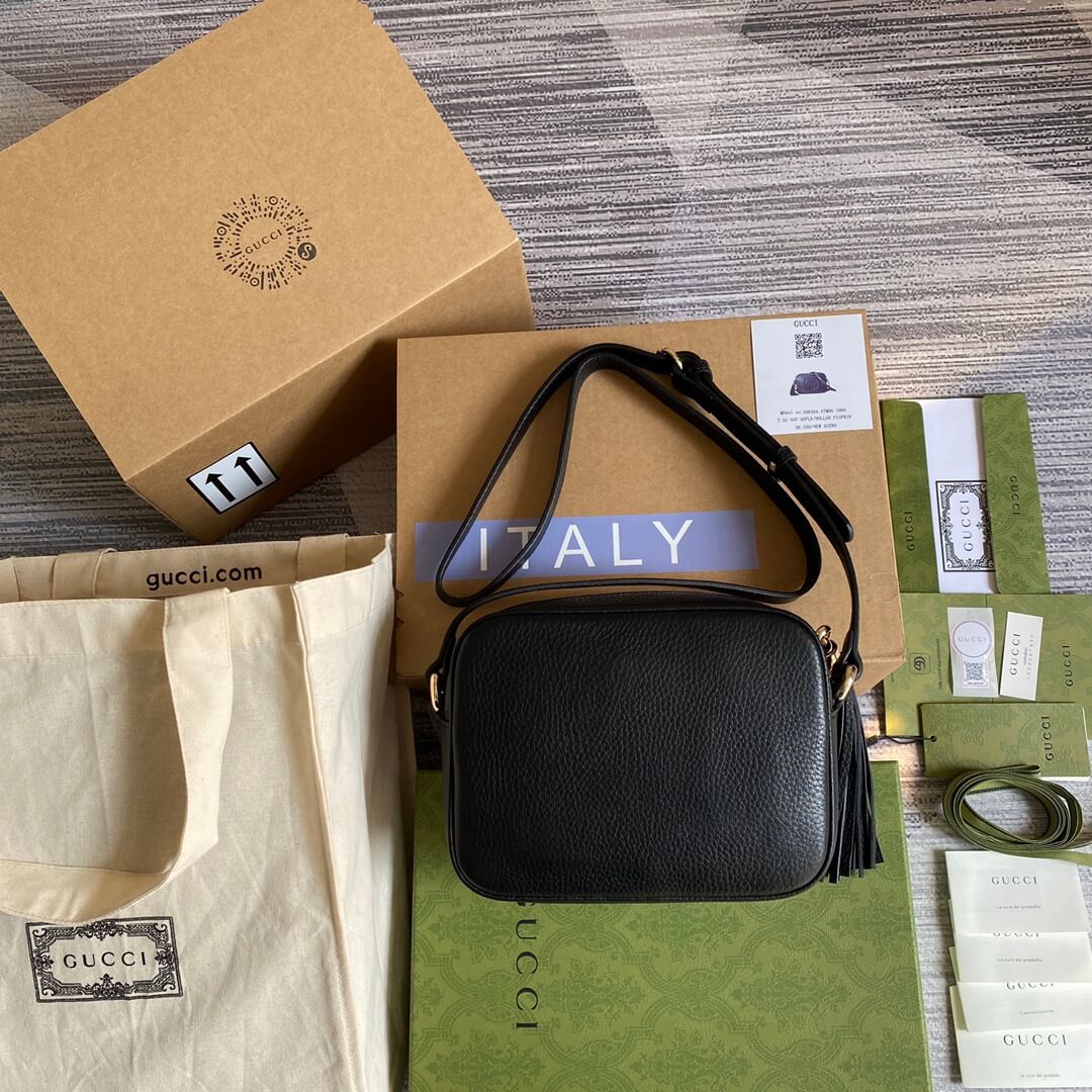 Gucci 308364 cross body bags 22CM black Free shipping