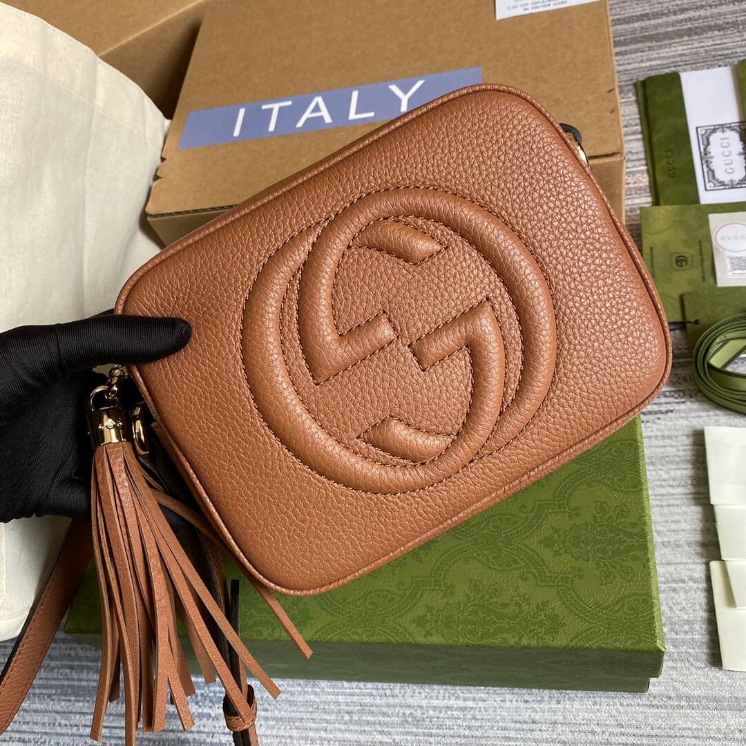 Gucci 308364 cross body bags 22CM brown Free shipping