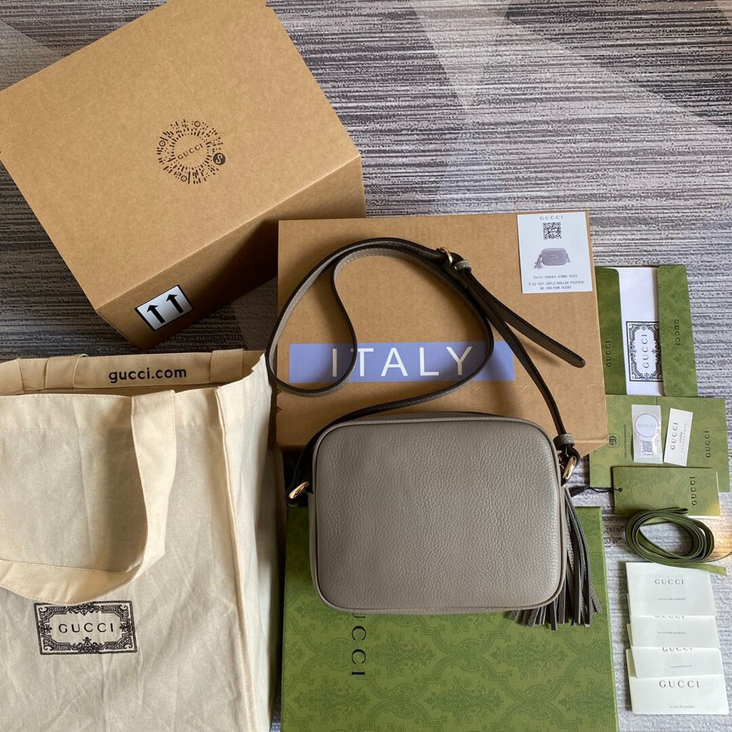 Gucci 308364 cross body bags 22CM grey Free shipping