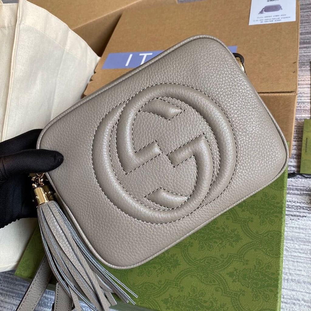 Gucci 308364 cross body bags 22CM grey Free shipping