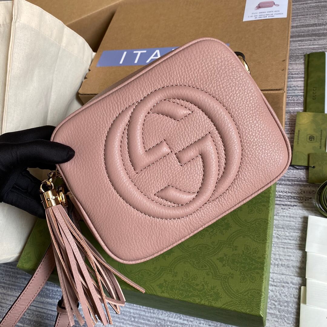 Gucci 308364 cross body bags 22CM Nude Pink Free shipping