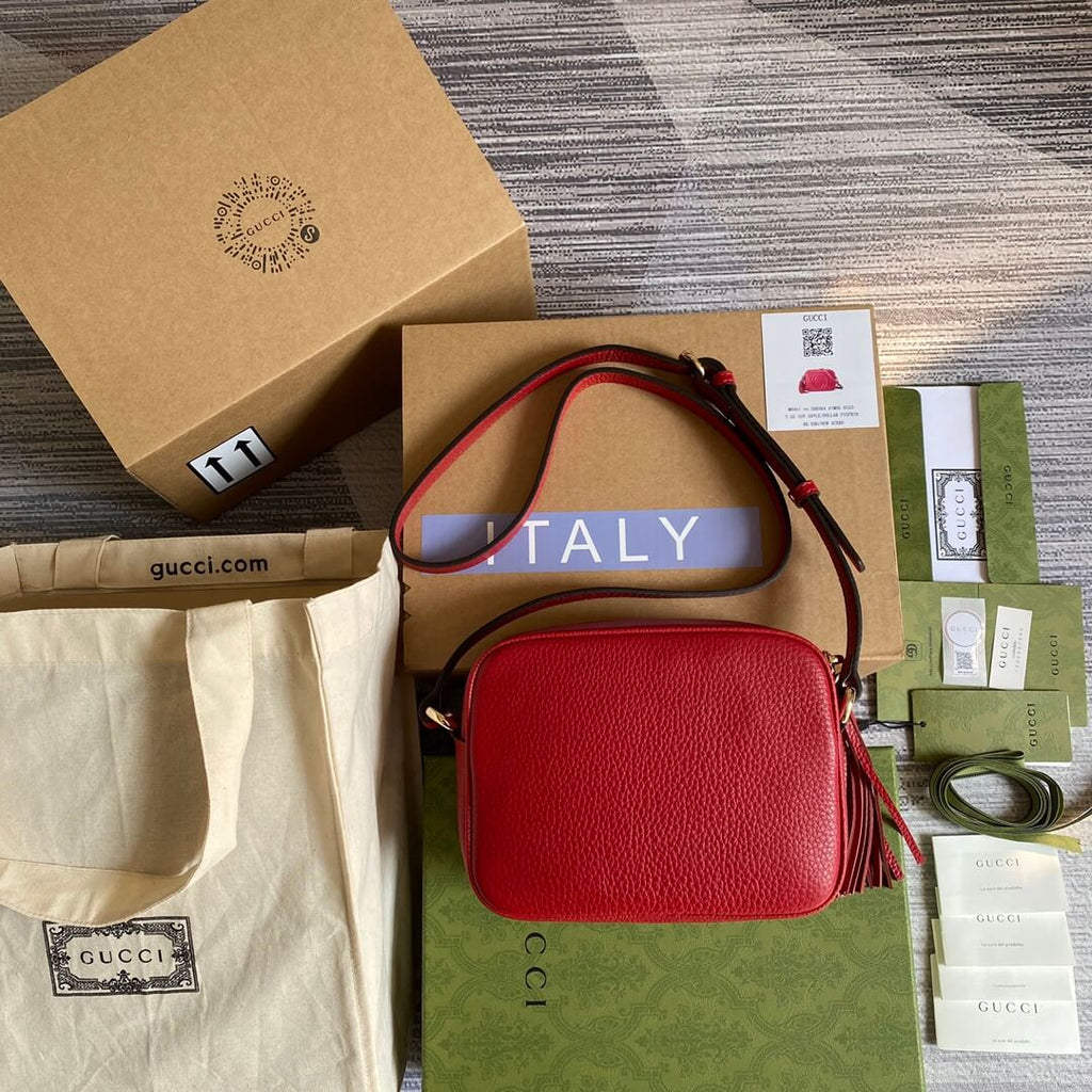 Gucci 308364 cross body bags 22CM red Free shipping