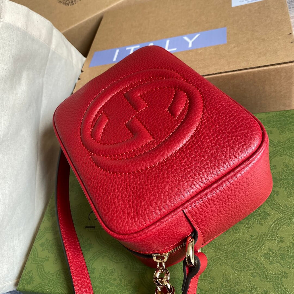 Gucci 308364 cross body bags 22CM red Free shipping