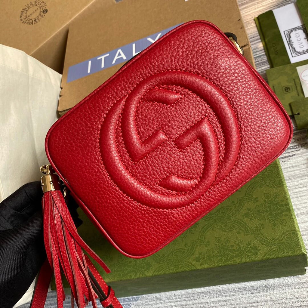 Gucci 308364 cross body bags 22CM red Free shipping