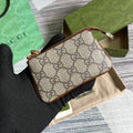 Gucci 447964 Marmont wallet 12cm Brown/PVC
