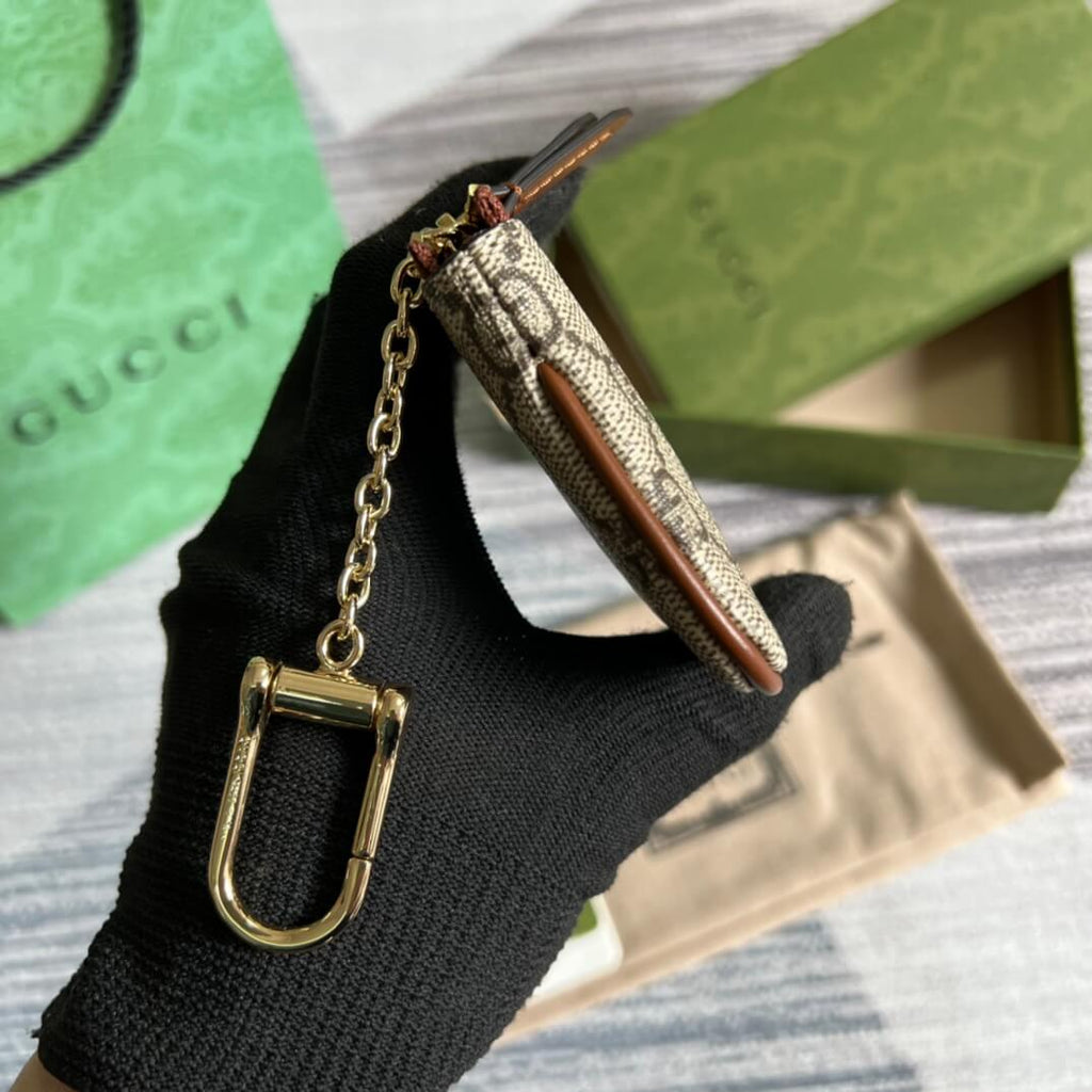 Gucci 447964 Marmont wallet 12cm Brown/PVC