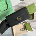 Gucci 615524 Marmont black 19.5cm COWHIDE/ REAL LEATHER