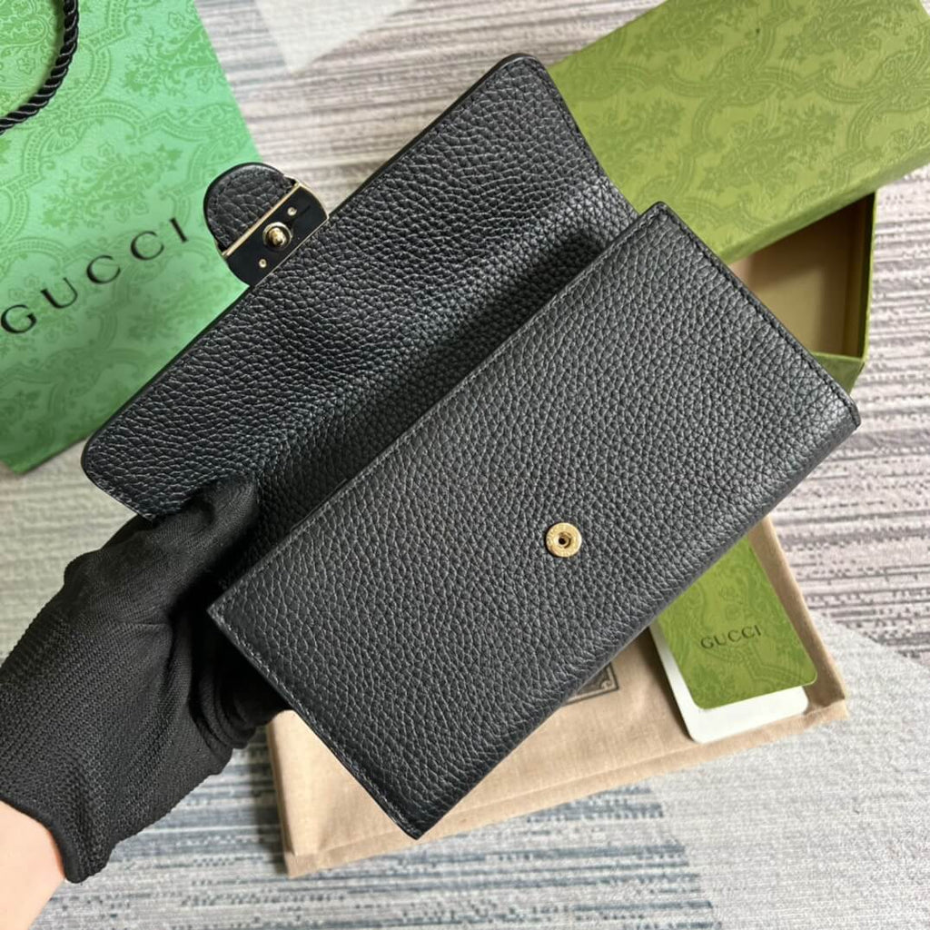 Gucci 615524 Marmont black 19.5cm COWHIDE/ REAL LEATHER