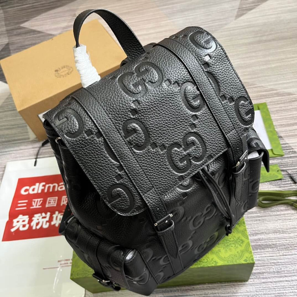 Gucci 625770 backpack 34cm black COWHIDE/ REAL LEATHER