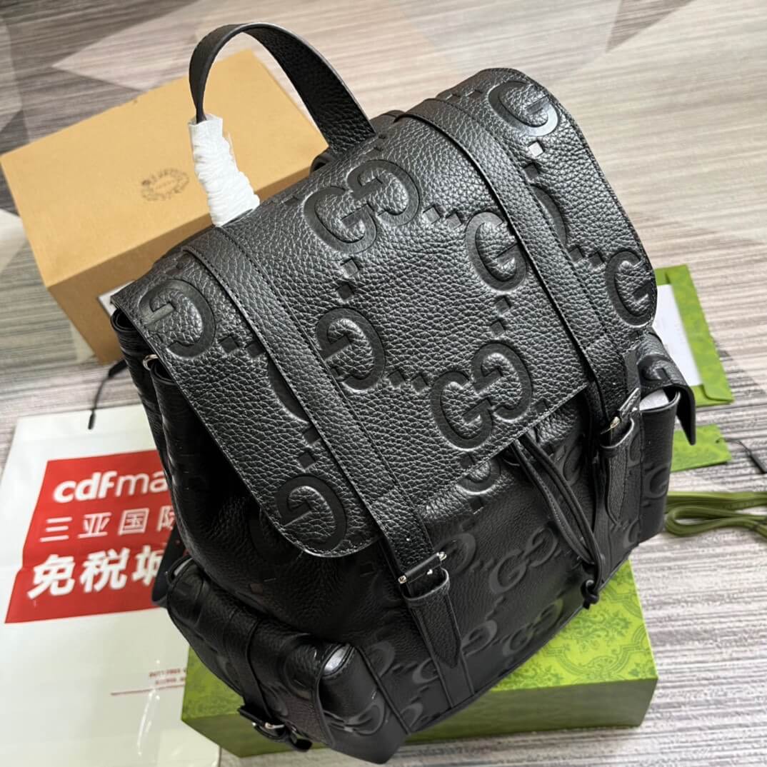 Gucci 625770 backpack 34cm black COWHIDE/ REAL LEATHER