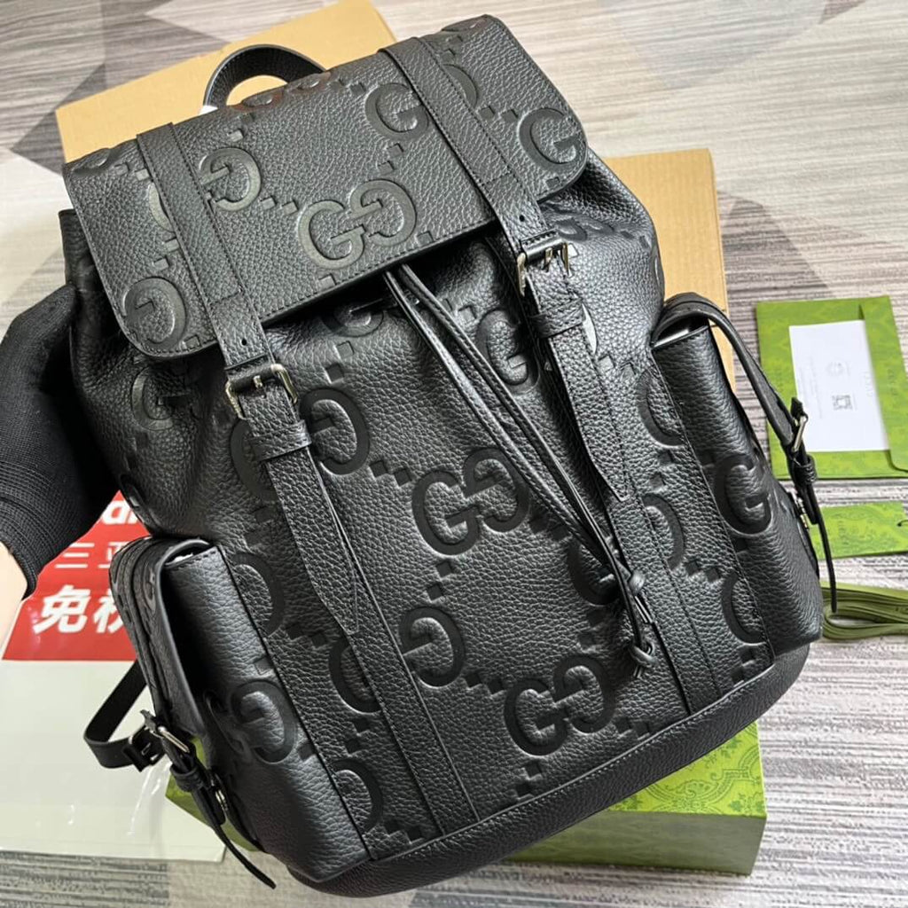 Gucci 625770 backpack 34cm black COWHIDE/ REAL LEATHER