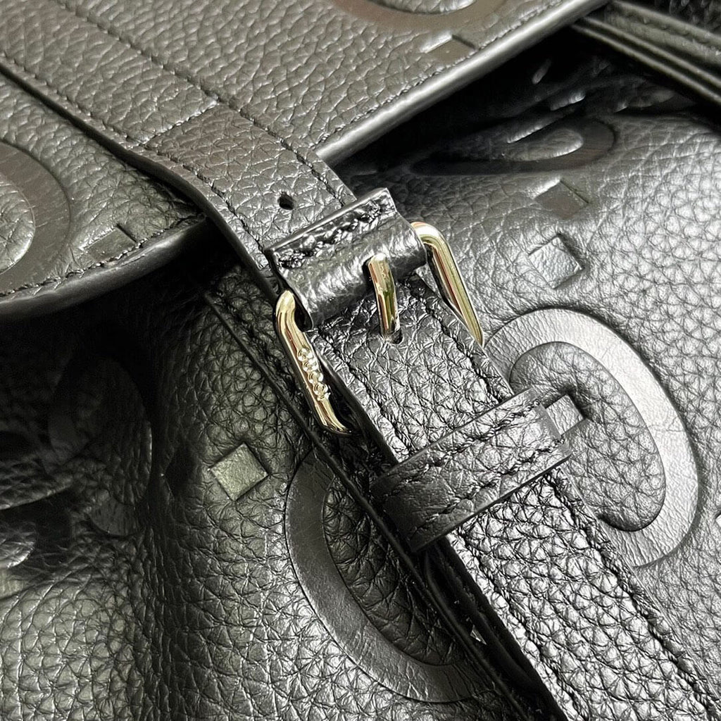 Gucci 625770 backpack 34cm black COWHIDE/ REAL LEATHER