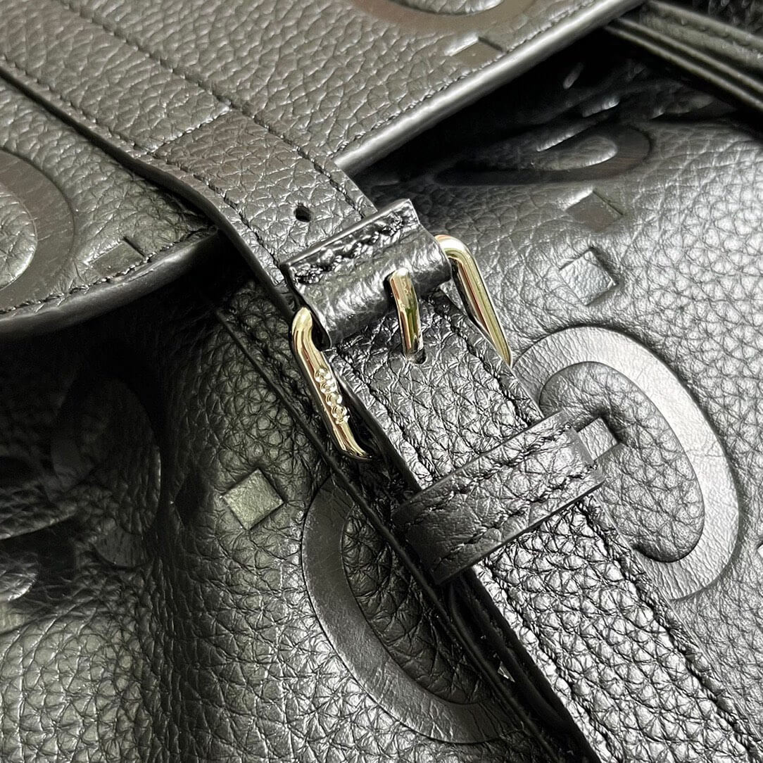 Gucci 625770 backpack 34cm black COWHIDE/ REAL LEATHER