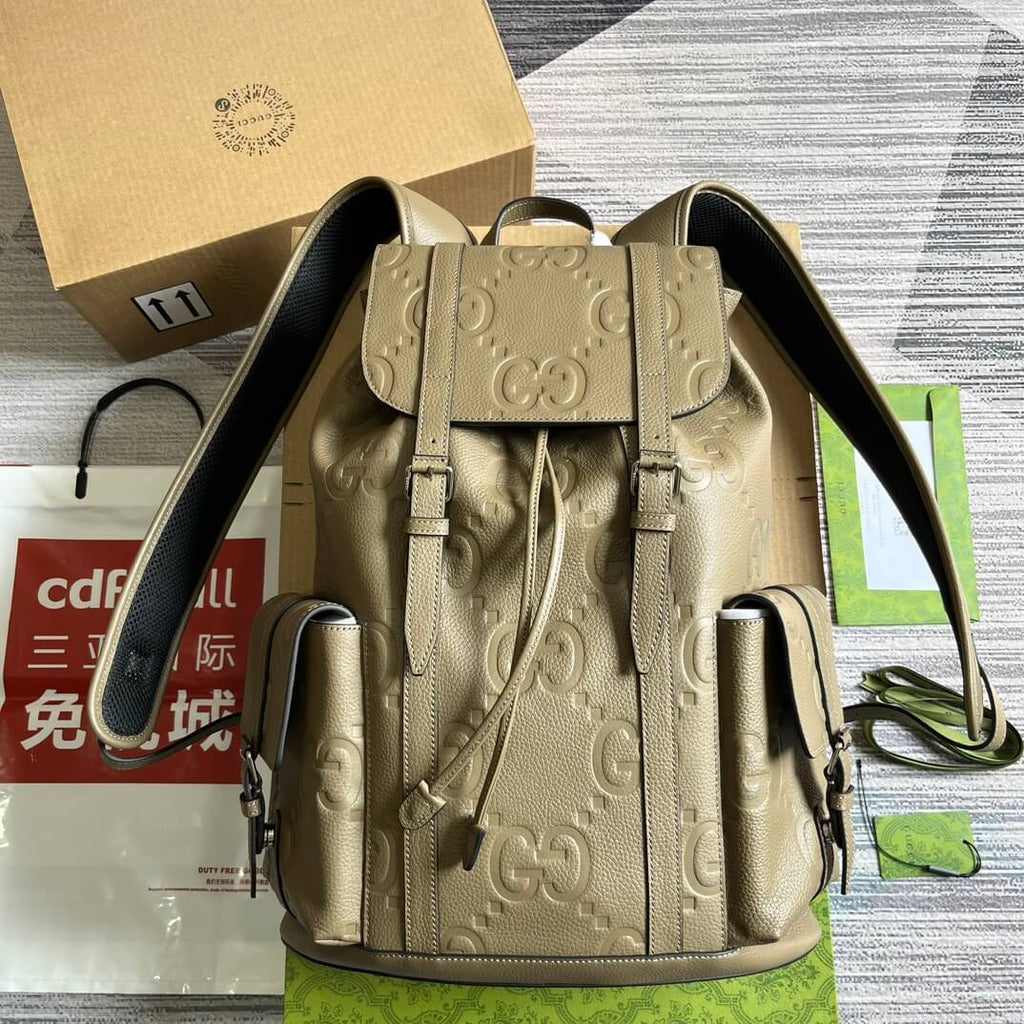 Gucci 625770 backpack 34cm taupe COWHIDE/ REAL LEATHER
