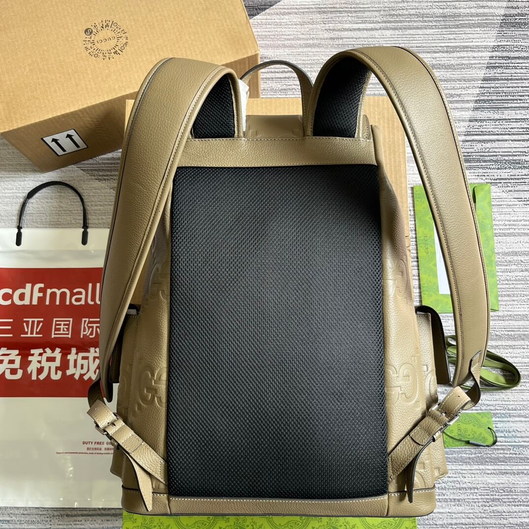 Gucci 625770 backpack 34cm taupe COWHIDE/ REAL LEATHER