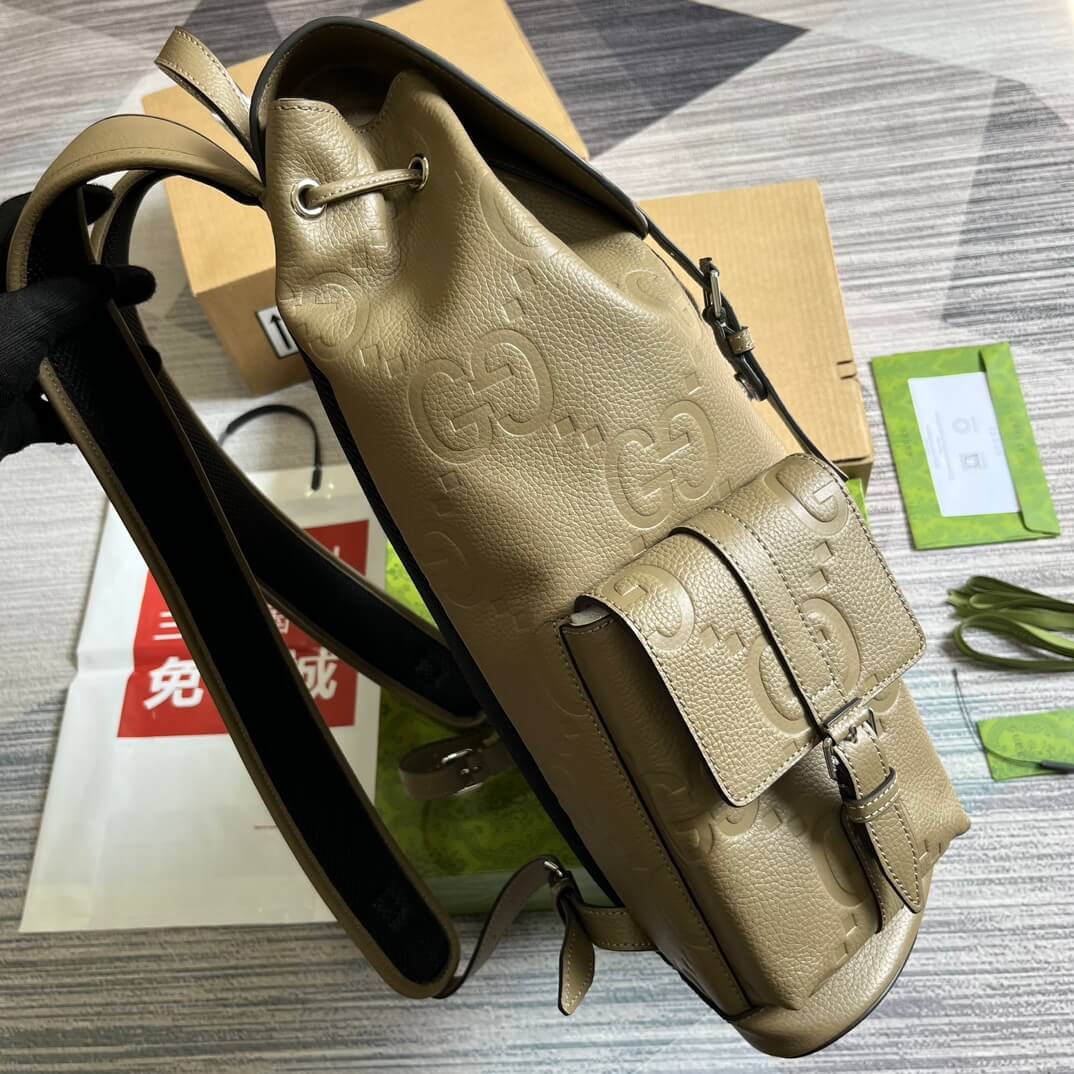 Gucci 625770 backpack 34cm taupe COWHIDE/ REAL LEATHER