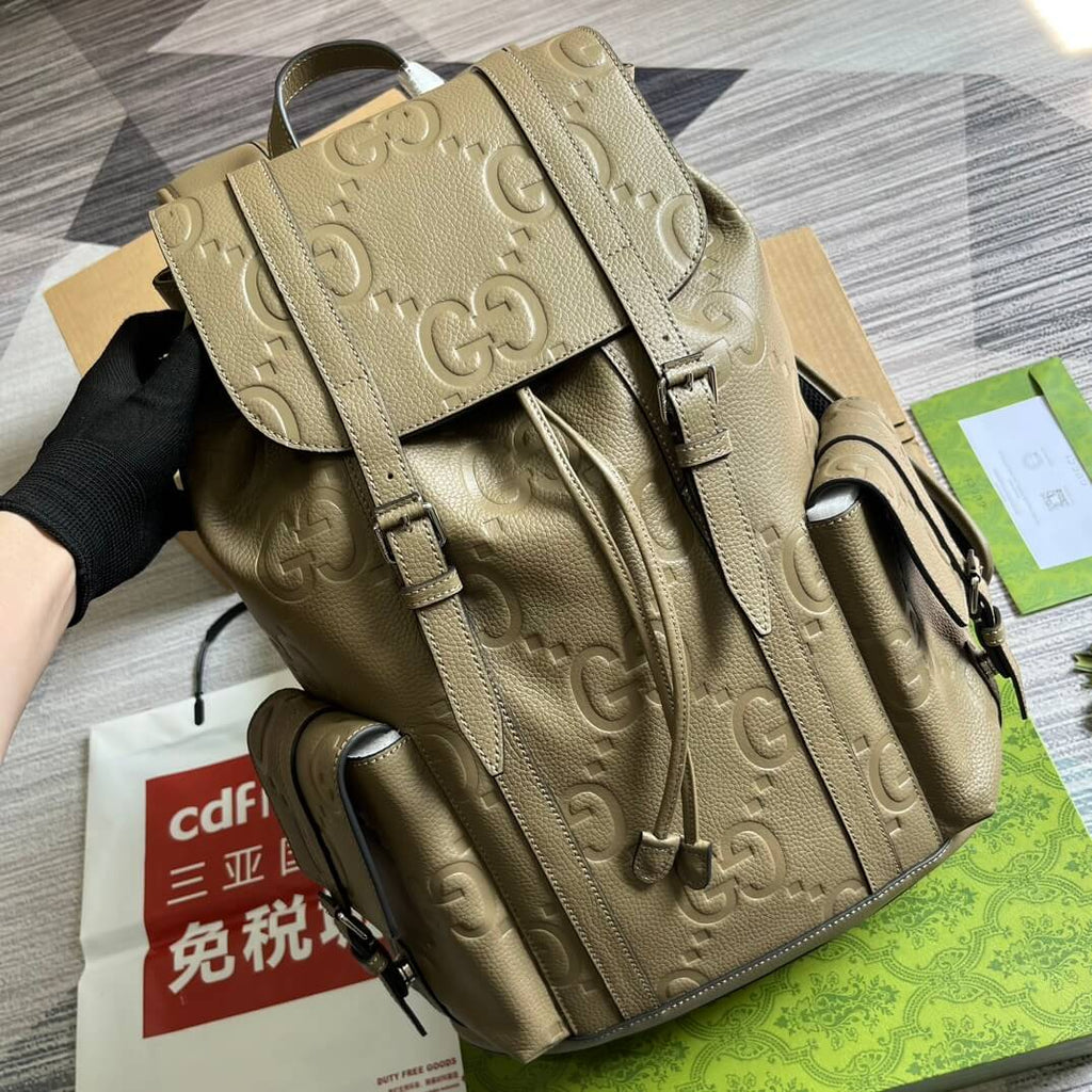Gucci 625770 backpack 34cm taupe COWHIDE/ REAL LEATHER