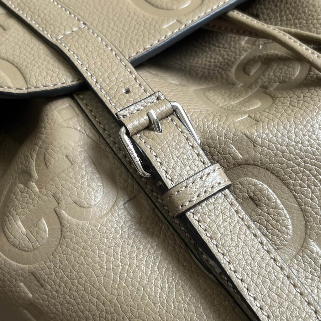 Gucci 625770 backpack 34cm taupe COWHIDE/ REAL LEATHER