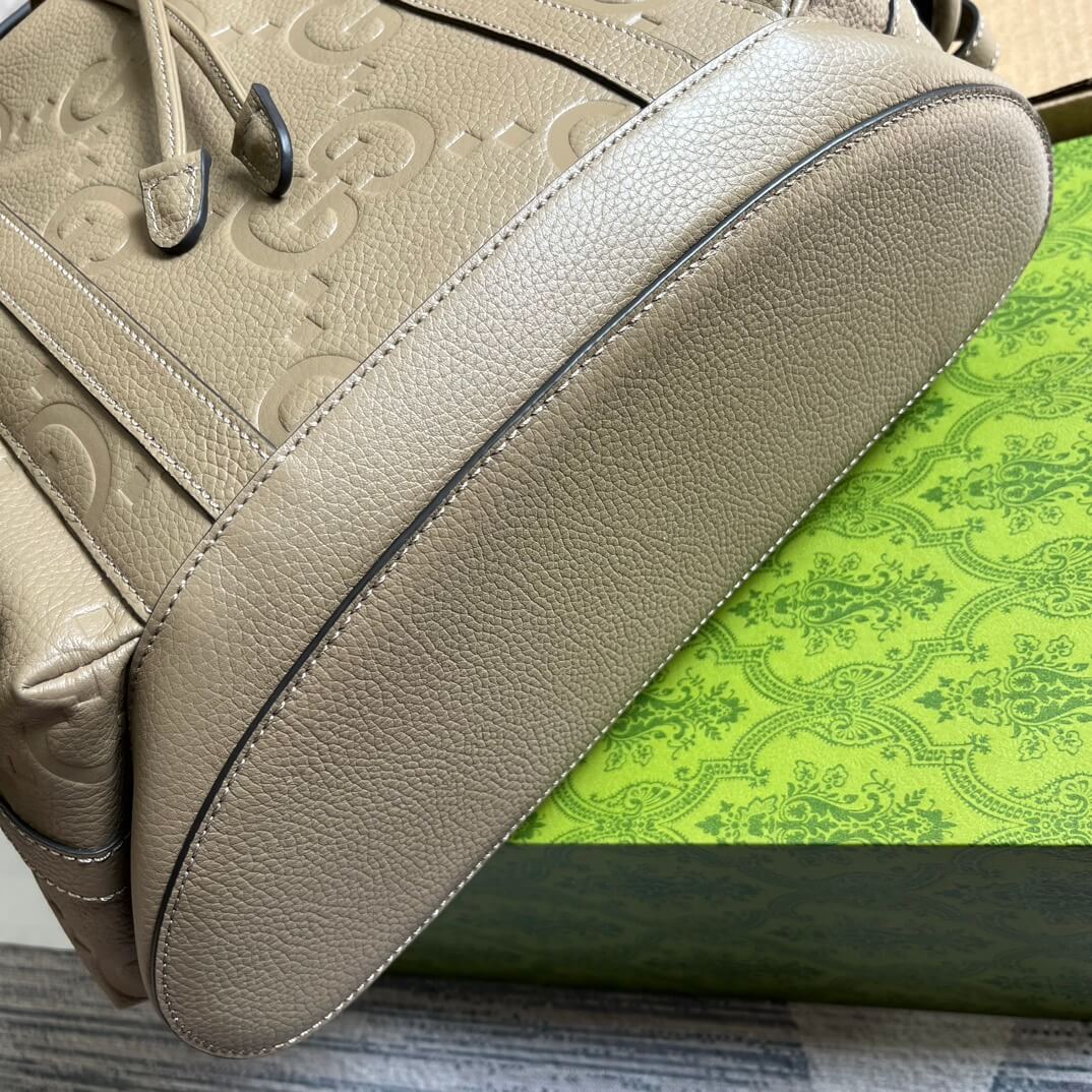 Gucci 625770 backpack 34cm taupe COWHIDE/ REAL LEATHER