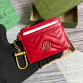 Gucci 627064 Marmont wallet 10cm red COWHIDE