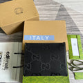 Gucci 699318 clutch bag wallet 26CM black Free shipping