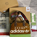 Gucci 702397 shoulder bag Handbag brown adidas x GC