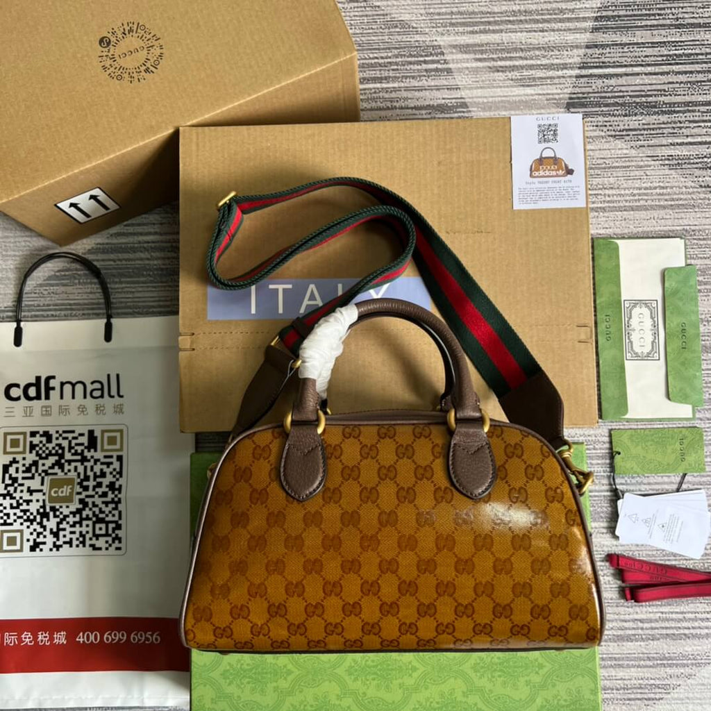 Gucci 702397 shoulder bag Handbag brown adidas x GC