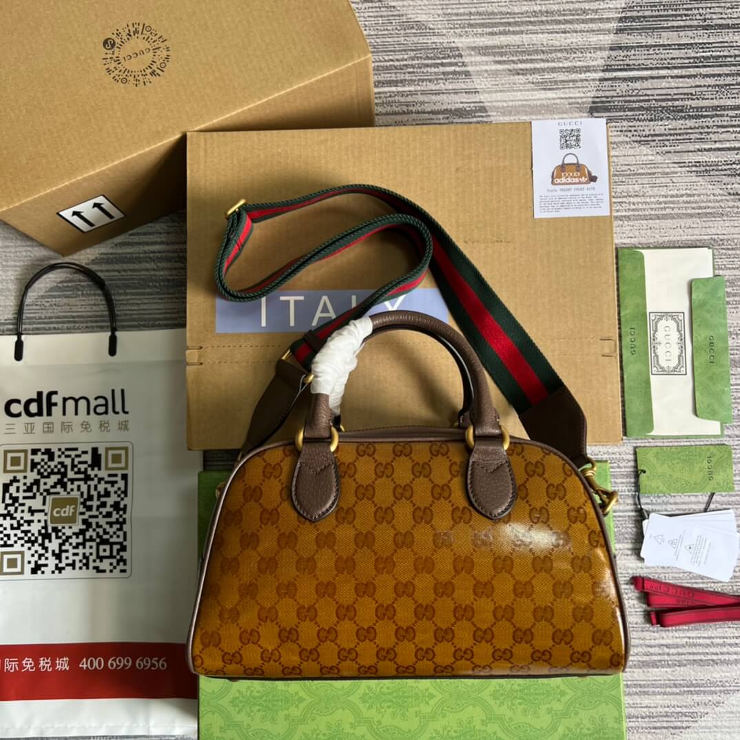 Gucci 702397 shoulder bag Handbag brown adidas x GC