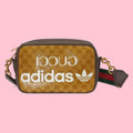 Gucci 702427 adidas x cross body bags shoulder bag Leather brown 25CM