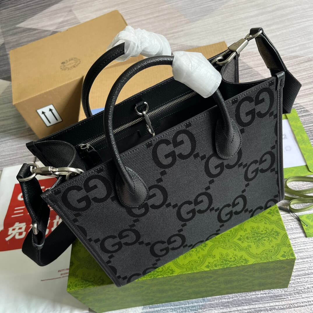 Gucci 703974 Aria Tote bag Handbag 31CM black Free shipping