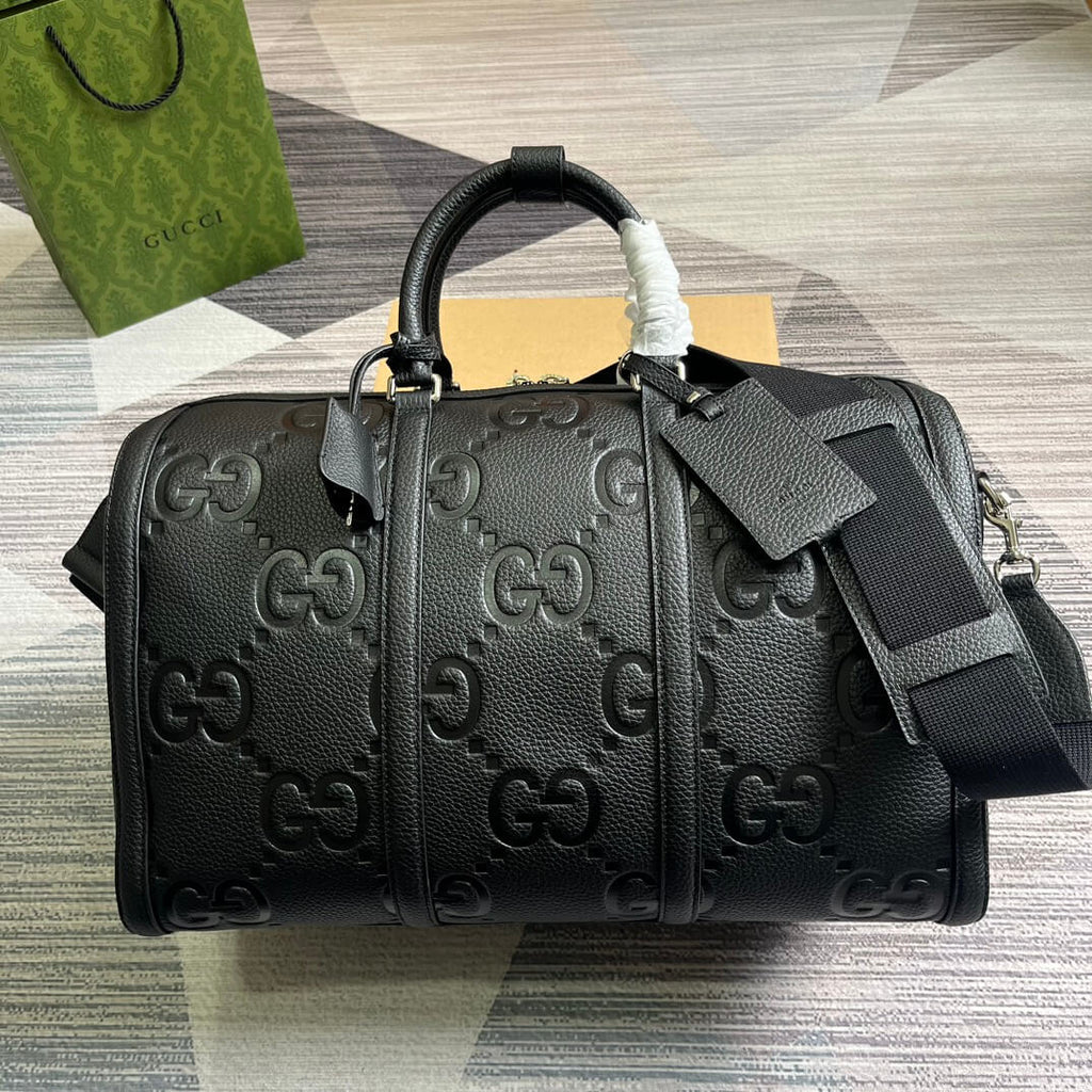 Gucci 725282 Travel bag Handbag 45cm black Canvas