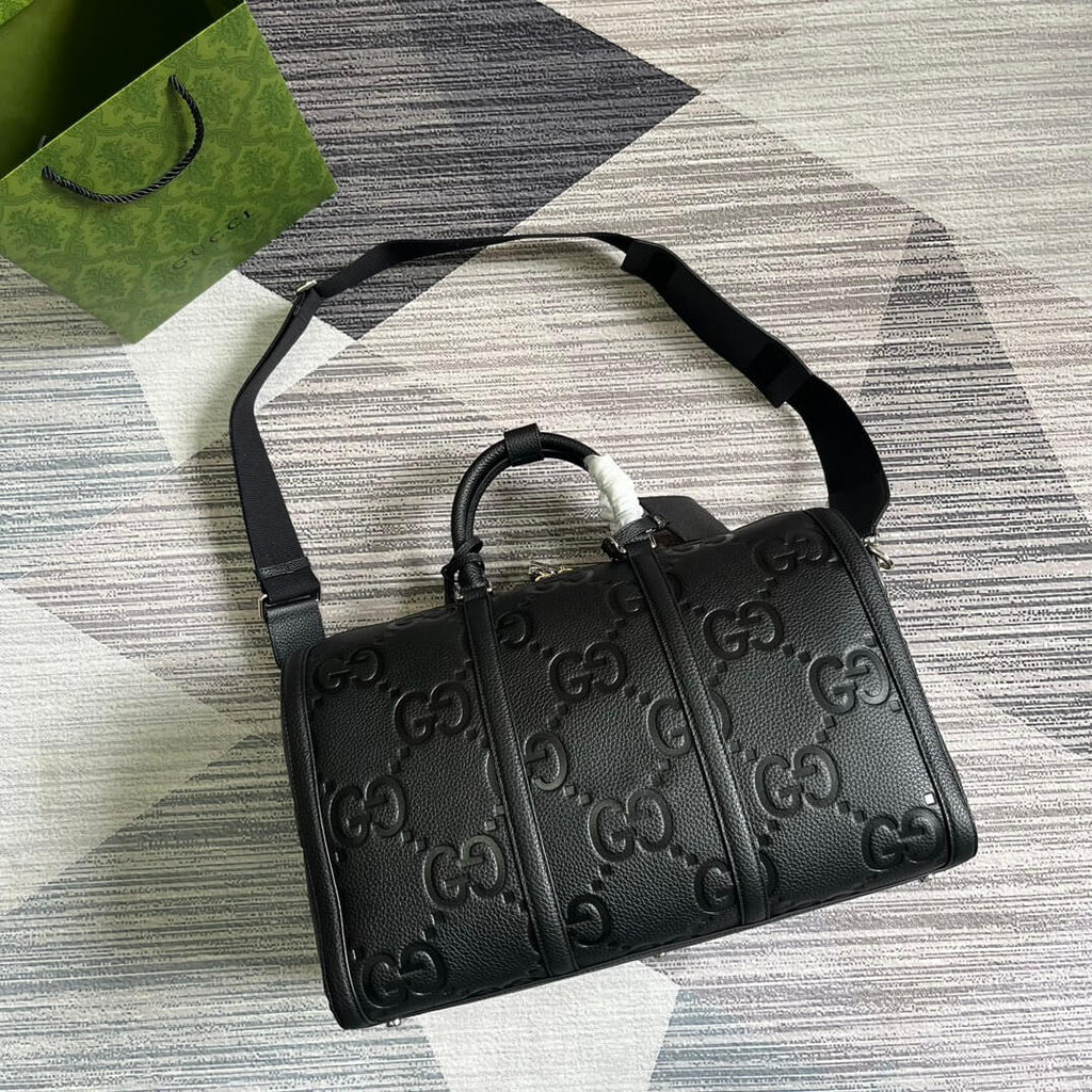 Gucci 725282 Travel bag Handbag 45cm black Canvas