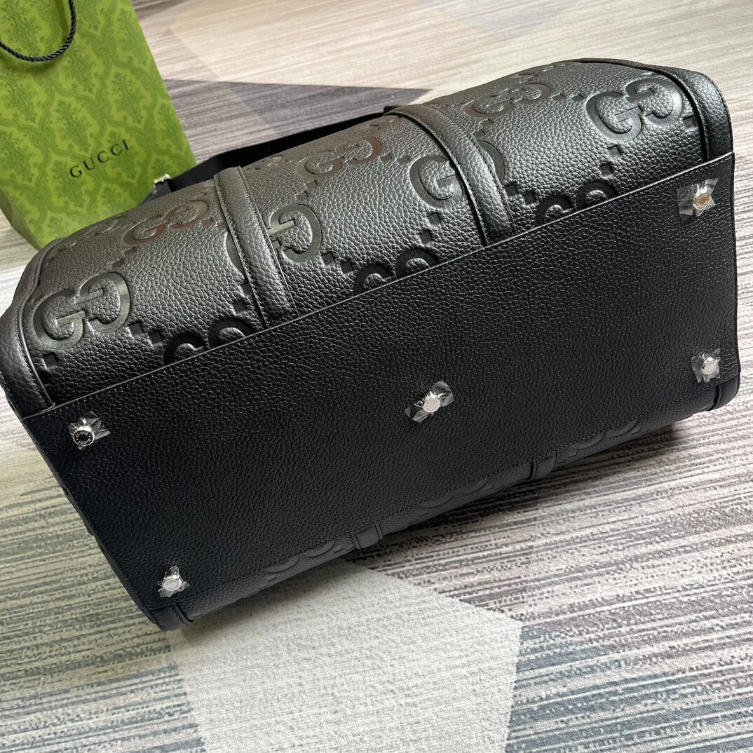 Gucci 725282 Travel bag Handbag 45cm black Canvas
