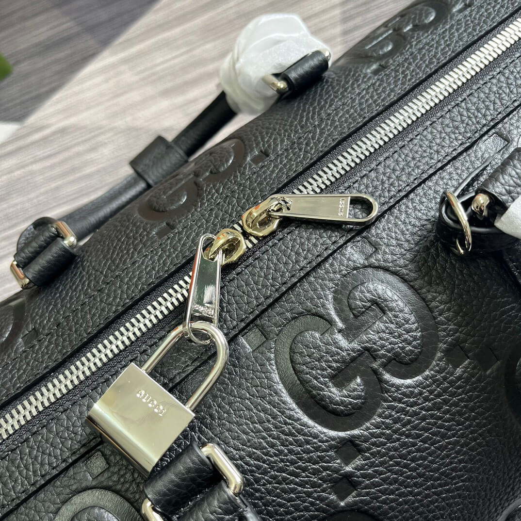 Gucci 725282 Travel bag Handbag 45cm black Canvas