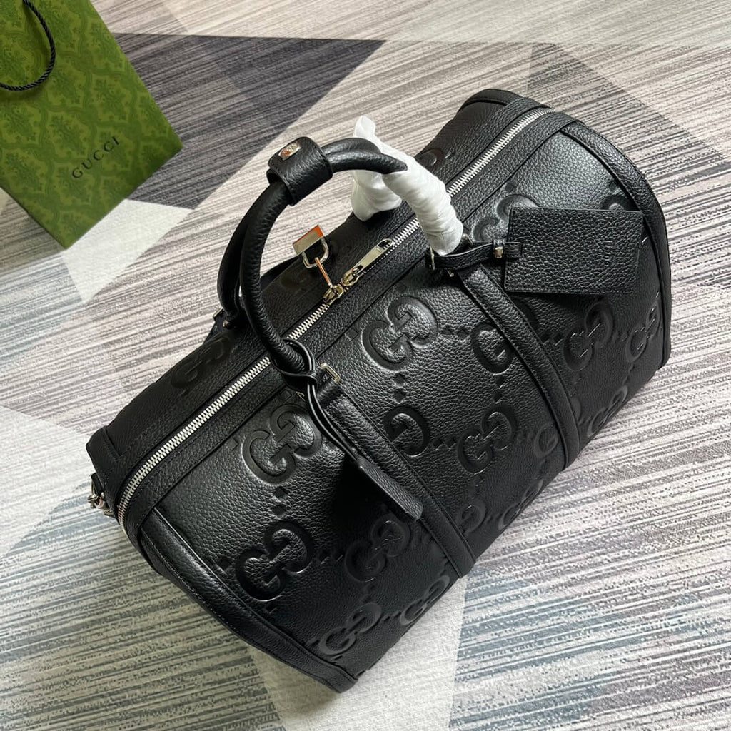 Gucci 725282 Travel bag Handbag 45cm black Canvas