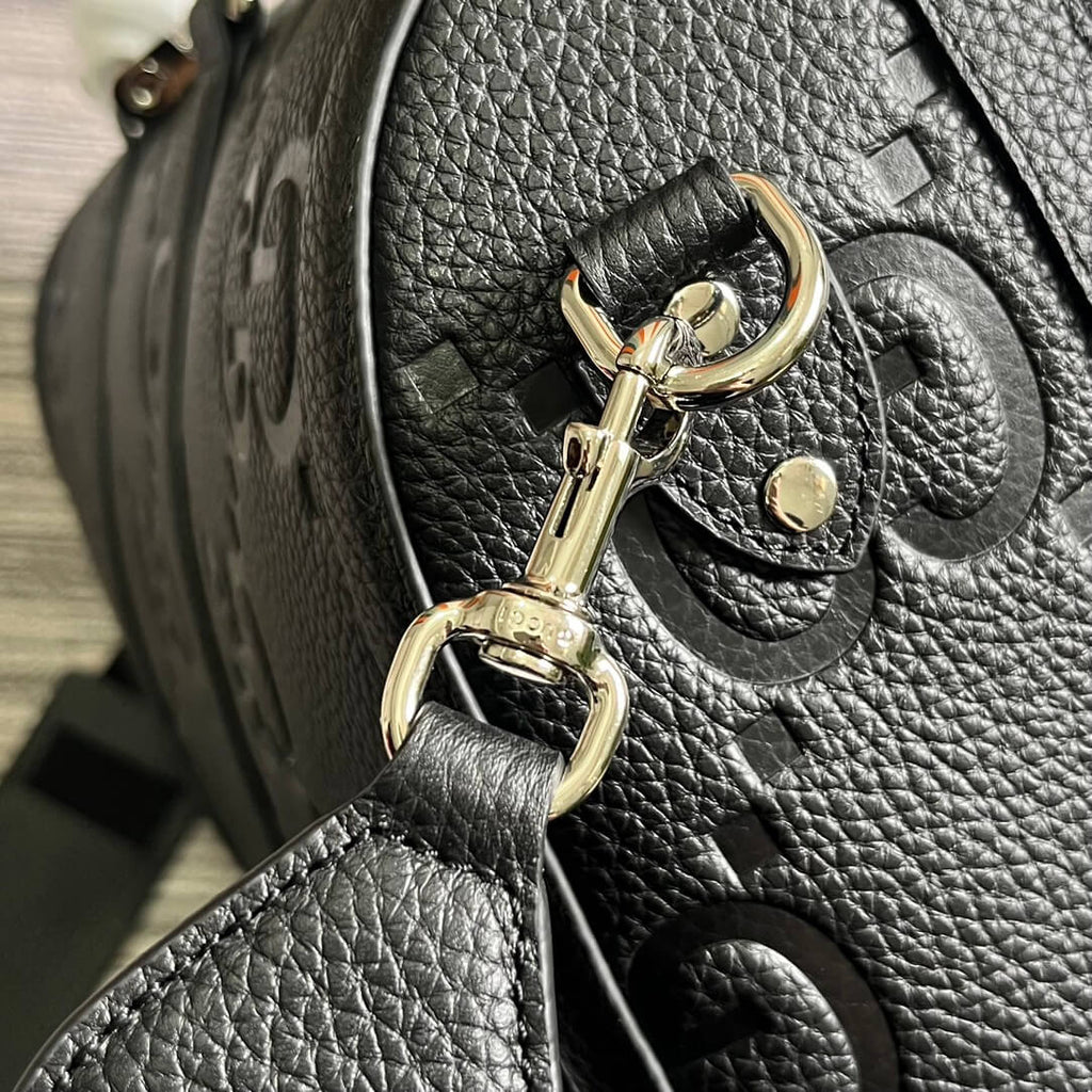 Gucci 725282 Travel bag Handbag 45cm black Canvas