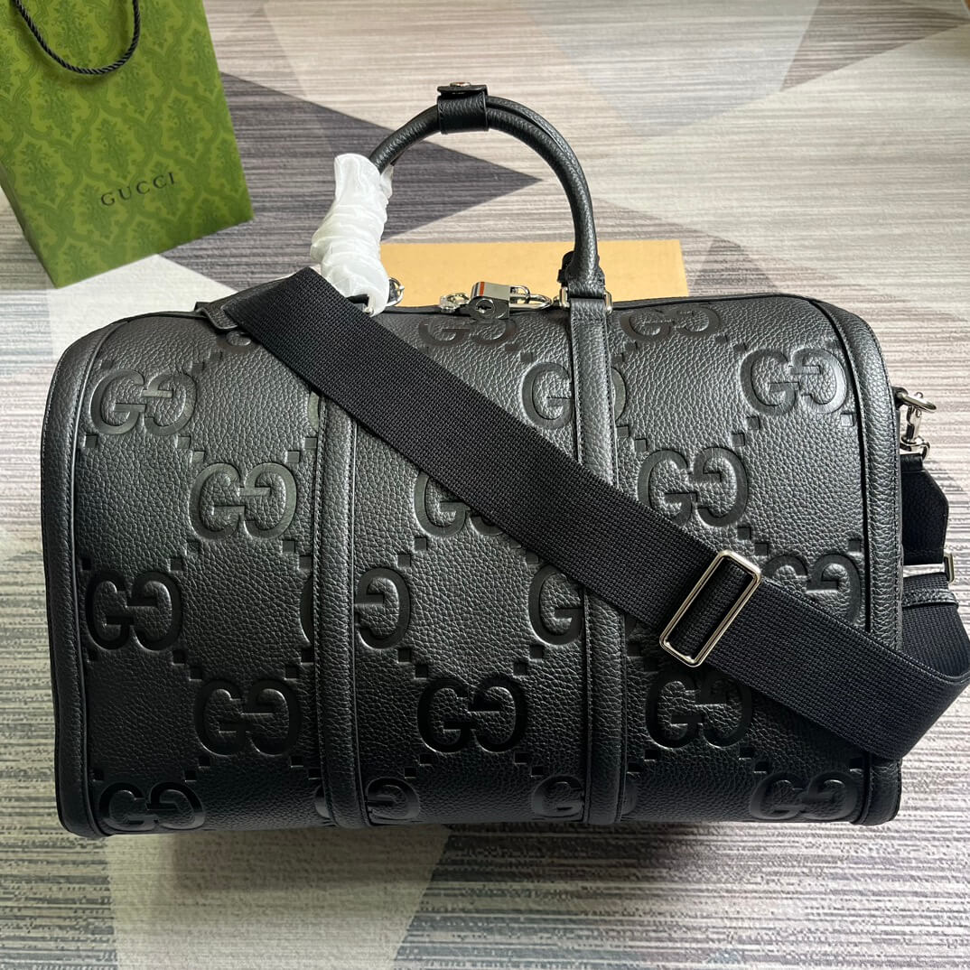 Gucci 725282 Travel bag Handbag 45cm black Canvas
