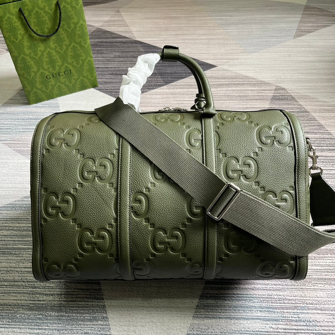 Gucci 725282 Travel bag Handbag 45cm green