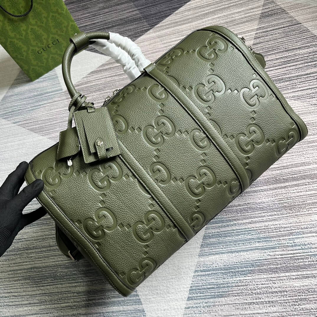 Gucci 725282 Travel bag Handbag 45cm green