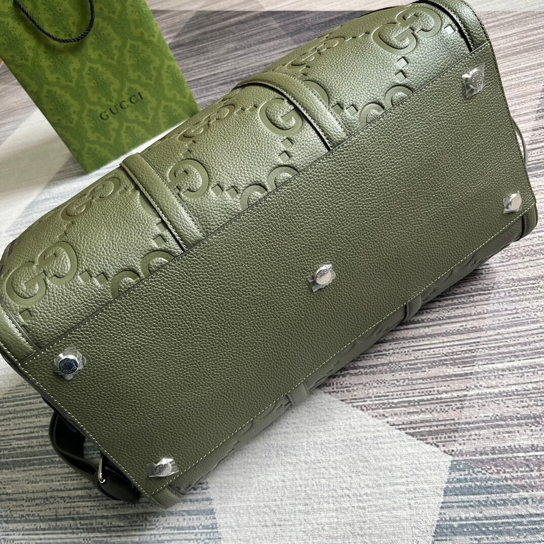 Gucci 725282 Travel bag Handbag 45cm green