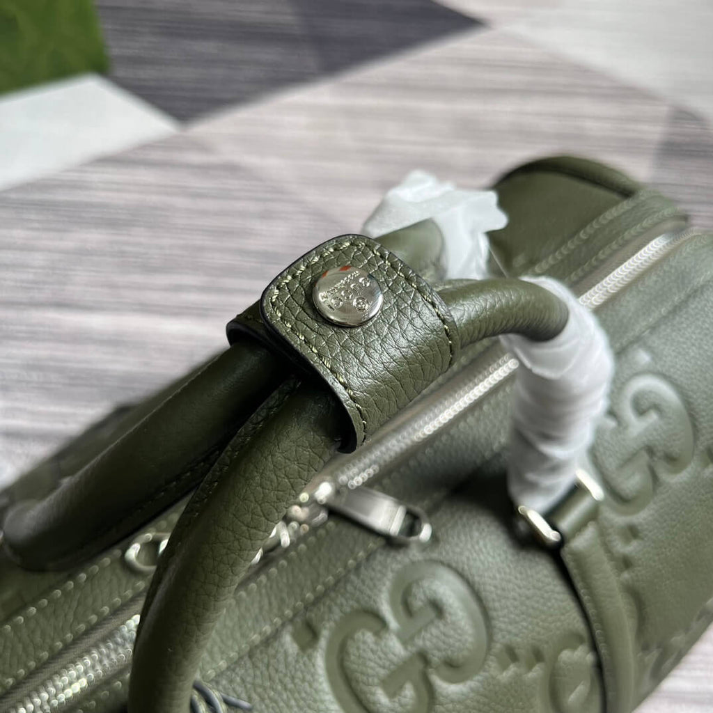 Gucci 725282 Travel bag Handbag 45cm green