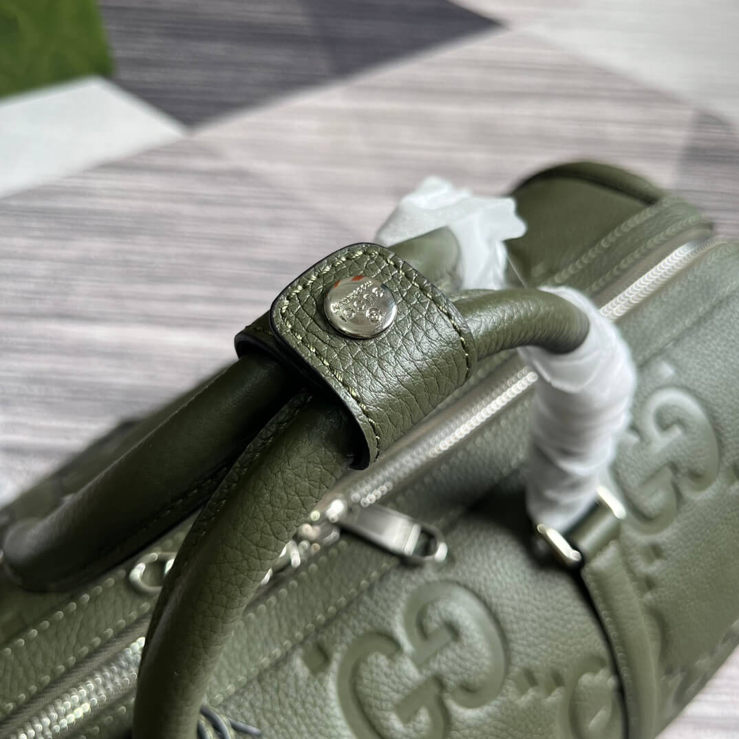 Gucci 725282 Travel bag Handbag 45cm green